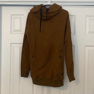 Volcom cowl neck heavy weight hoodie